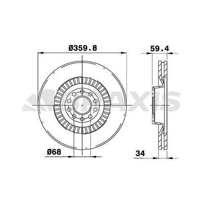 Fren Disk Ayna Ön Sağ ve Sol BRAXIS AD1022