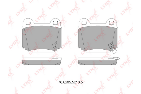 Fren Disk Balata Arka Nissan 350 Z (Z33)(07.2003->)  MANDO MBF015741