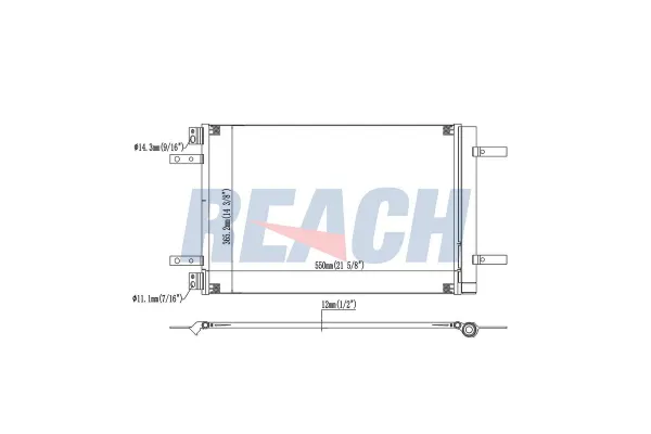 Klima Radyatörü  Opel Combo Life E (2018->)  FIAT ORJINAL 9816746580