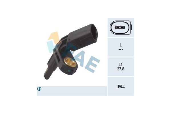 Abs Sensörü Ön Sol FAE 78012