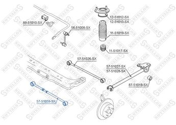Denge Kolu Arka Sağ veya Sol AYD 23748  552202D000 55220-2D-000