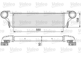 Turbo Radyatörü  VALEO 818618  1751779 17 51 7 79 17517791231 17 51 7 791 231 7791231 7 791 231