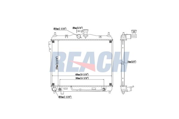 Su Radyatörü  RADISEN RR 67496