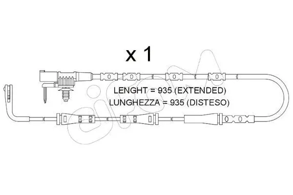 Balata İkaz Kablosu Arka CIFAM SU.392