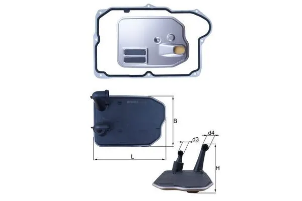 Şanzıman Yağ Filtresi  Mercedes A -Serisi (BM 176)(06.2012->)  MAHLE HX 161D