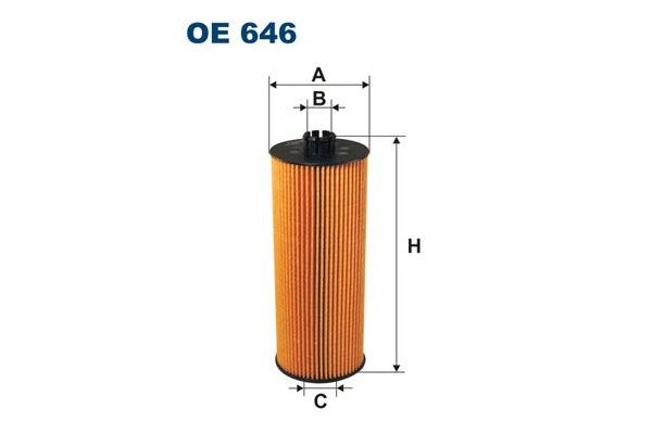 Yağ Filtresi  FILTRON OE 646