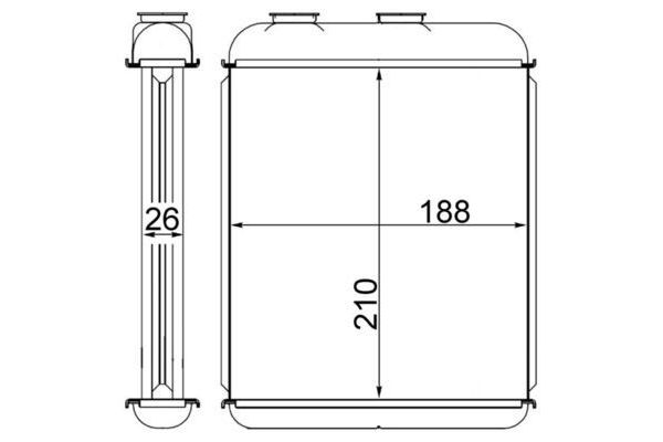 Kalorifer Radyatörü  MAHLE AH 41 000S