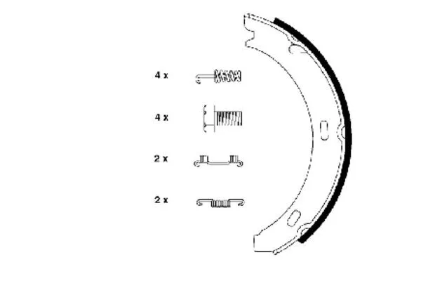 El Fren Balatası  Mercedes SL Roadster (BM 129)(04.1993->)  TEXTAR 91032800