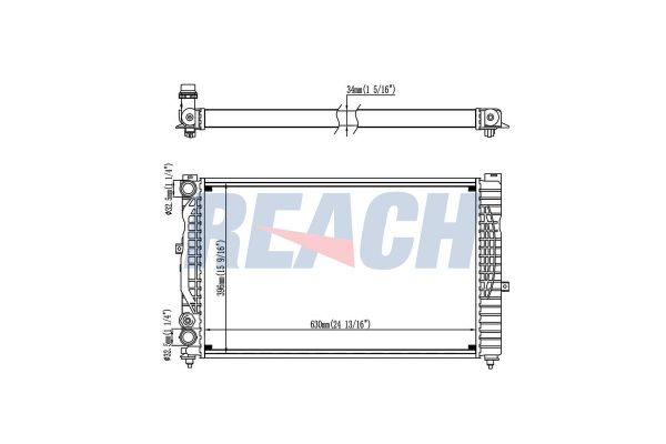 Su Radyatörü  BEHR 8MK 376 720-591