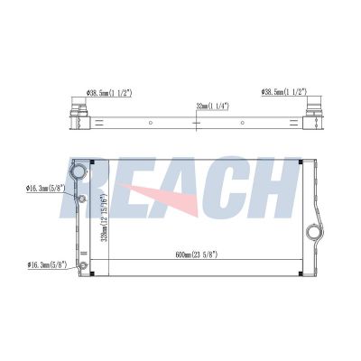 Su Radyatörü  BMW 6 Serisi Coupe (F13)(2011->)  BEHR 8MK 376 755-371