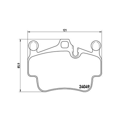 Fren Disk Balata Ön veya Arka Porsche Cayman (Typ 987C)(08.2005->)  MAGNETI MARELLI 363700465015