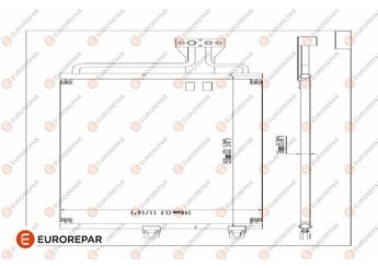 Klima Radyatörü  EUROREPAR E163206  E163206 6453V5 96096846