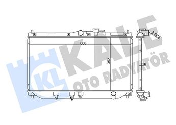 Su Radyatörü  KALE 357700  2Q0121253A 19010P45505 19010PT0003 19010PT0004 19010PT0013 19010PT0J01 19010PT0J02 19010PT0J03