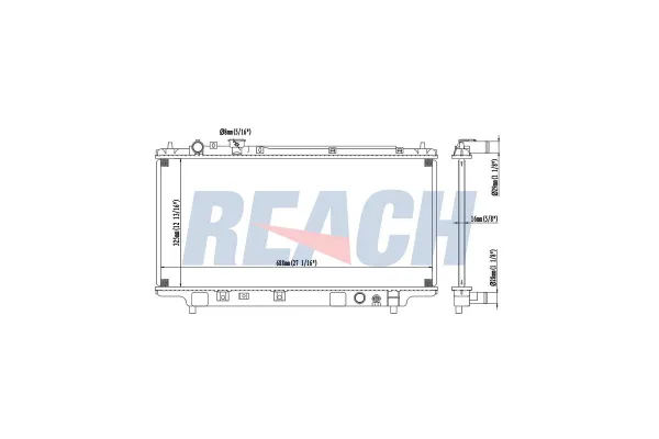 Su Radyatörü  Mazda 323 C/F/S Sedan (BA)(04.1994->)  ORİS BMZ003016