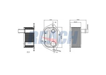 Motor Yağ Soğutucu  SUPSAN YS0017-01  264102A150 264102A100 264102A650