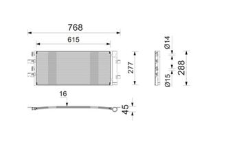 Klima Radyatörü  MAHLE AC 1214 000P  64536819644 6819644