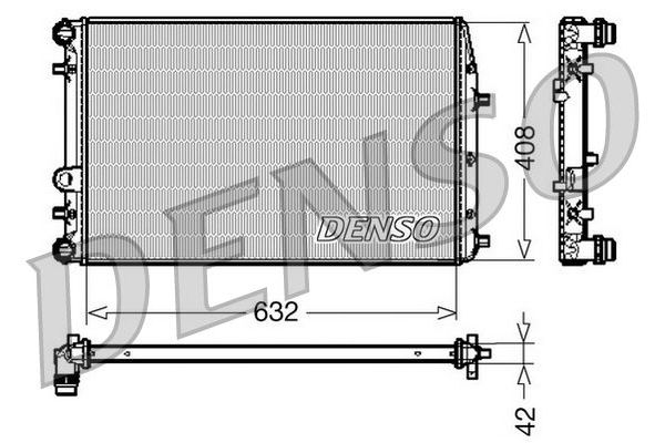 Su Radyatörü  DENSO DRM26011