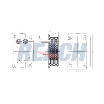 Motor Yağ Soğutucu  Ford Transit Minibüs (FY)(2000->)  EUROCRAFT EU F21261-009