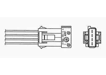 Oksijen (Lambda) Sensörü  NGK 1815  1628KP 9636968580 1628.KP 96 369 685 80
