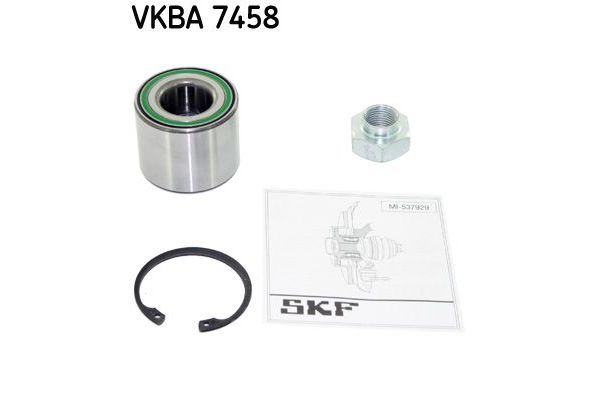 Teker Rulmanı Arka Sağ veya Sol Nissan Pixo (UAO)(03.2009->)  SKF VKBA 7458