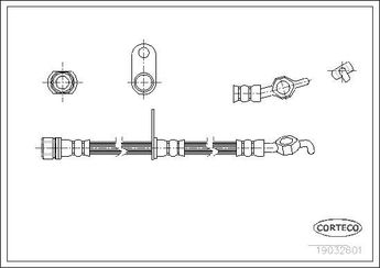 Fren Hortumu Arka Sağ OSSCA BRSFH14013  9094702668 9094702750