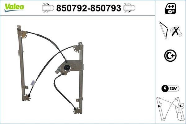 Cam Krikosu Ön Sol VALEO 850792