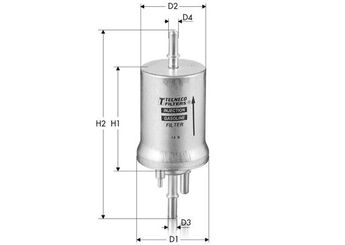 Yakıt Filtresi  FUJI FG130  1K0201051B 1K0201051C 1K0201051K 1K0 201 051 B 1K0 201 051 C 1K0 201 051 K