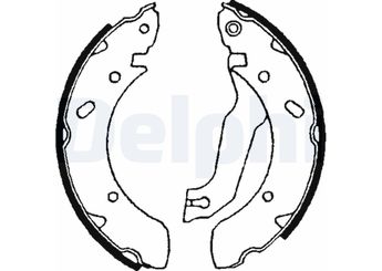 Fren Pabuçlu Balata Arka DELPHI LS1610  5830517A00 5830528A00 58305-28A00 5830528A70 58305-28A70 5830528B00 58305-28B00 5830528C00 58305-28C00 5830528D00 58305-28D00 5830528E00 58305-28E00 5830529A00 58305-29A00 5830528A60 5830529A10