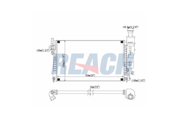Su Radyatörü  Peugeot 405 S.Wagon (09.1987->)  PSA ORJINAL 1301G3