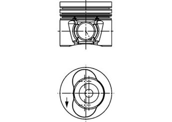 Piston (81.01MM-0.50)  KOLBENSCHMIDT 40734620  