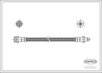 Fren Hortumu Arka Sağ veya Sol CORTECO 19033584  MR493450