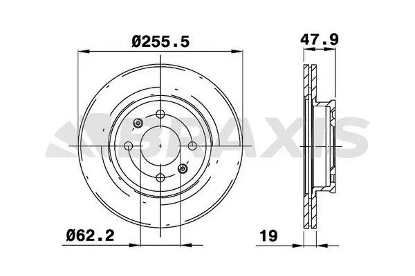 Fren Disk Ayna Ön Sağ ve Sol BRAXIS AE0228