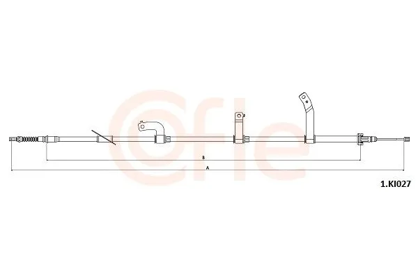 El Fren Teli Arka Sağ veya Sol Hyundai i30 Cw (PD)(01.2017->)  OTOZONE TEL8104