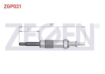 Isıtma Bujisi  ZEGEN ZGP031  11592601 A0011592601 1522601 0001522601 001 159 26 01 001.159.26.01 A 001 159 26 01