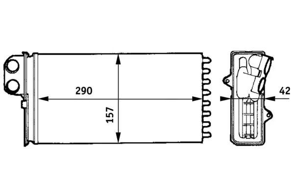 Kalorifer Radyatörü  VALEO 812037
