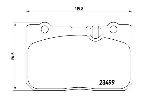 Fren Disk Balata Ön BREMBO P 83 039