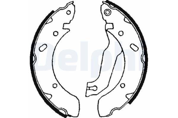 Fren Pabuçlu Balata Arka Hyundai Lantra S.Wagon (RD)(1999->)  DELPHI LS1610