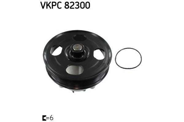 Devirdaim Su Pompası  Chevrolet Aveo Sedan (2011->)  SKF VKPC 82300