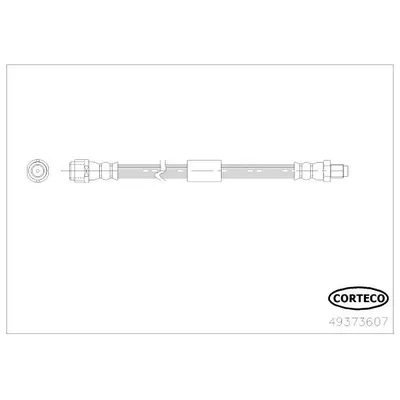 Fren Hortumu Arka Sağ veya Sol Mercedes CLS Shooting Brake (BM 218)(10.2012->)  BSG 60-730-024