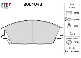 Fren Disk Balata Ön FTE 9001048  581011CA00 58101-1CA00 581011CA10 58101-1CA10 5810122A00 58101-22A00 5810122A10 58101-22A10 5810124A00 58101-24A00 5810124B00 58101-24B00 5810124C00 58101-24C00 5810125A00 58101-25A00 5810125A10 58101-25A10 5810125A20 58101-25A20 5810128A10 58101-28A10 S5810125A10 S58101-25A10