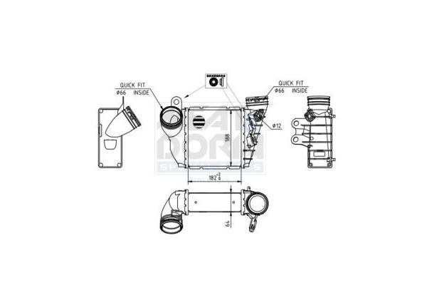 Turbo Radyatörü  VEKA 42-4403