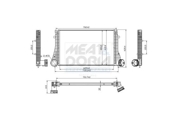Turbo Radyatörü  VEKA 42-4430