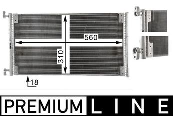 Klima Radyatörü  MAHLE AC 832 000P  46758005 0000046758005 46803033