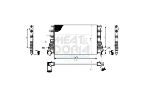 Turbo Radyatörü  ORİS 1386-4835