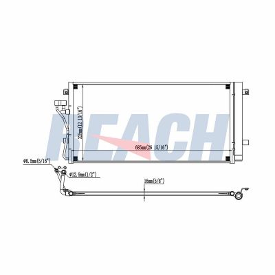 Klima Radyatörü  Hyundai Sonata (NF)(2005->)  MANDO HC976063K780