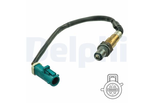 Oksijen (Lambda) Sensörü  Ford Focus Cabrio (CA5)(2006->)  DELPHI ES21095-12B1