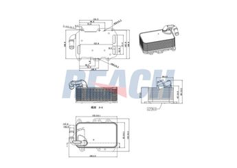 Motor Yağ Soğutucu  ASPART 6OCO1158  59117021R 59117015P 059117015P 059117021R