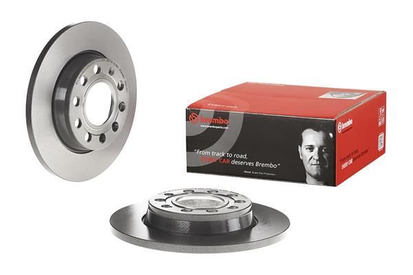 Fren Disk Ayna Arka Sağ ve Sol Audi A4 Sedan (8E)(04.2003->)  BREMBO 08.9918.21
