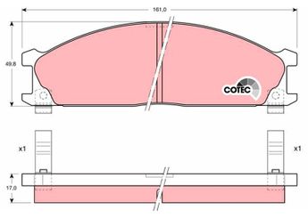 Fren Disk Balata Ön TRW GDB766  GDB766 4106023C90 41060-23C90 4106023C91 41060-23C91 4106023C92 41060-23C92 4106023C93 41060-23C93 4106023C94 41060-23C94 4106025N25 41060-25N25 4106027N91 41060-27N91 410602S790 41060-2S790 410602S791 41060-2S791 4106032G91 41060-32G91 4106032G92 41060-32G92 4106032G94 41060-32G94 410603S590 41060-3S590 41060V7090 41060-V7090 41060VJ490 41060-VJ490 D10602S700 D1060-2S700 D10602S790 D1060-2S790 D10603S591 D1060-3S591 D1060V7091 D1060-V7091 D1060VL33A D1060-VL33A 26296AA050 26296AA051 26296PA020