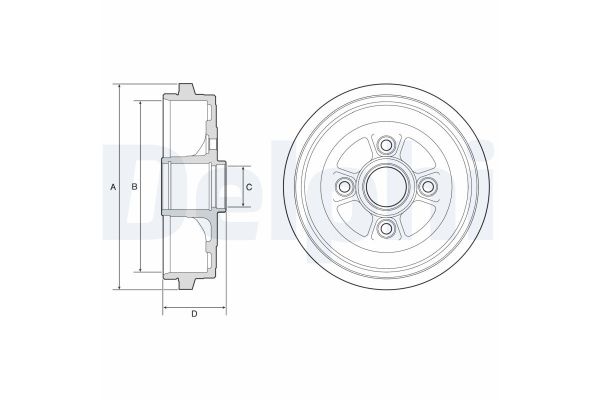 Kampana Arka Sağ veya Sol DELPHI BF574